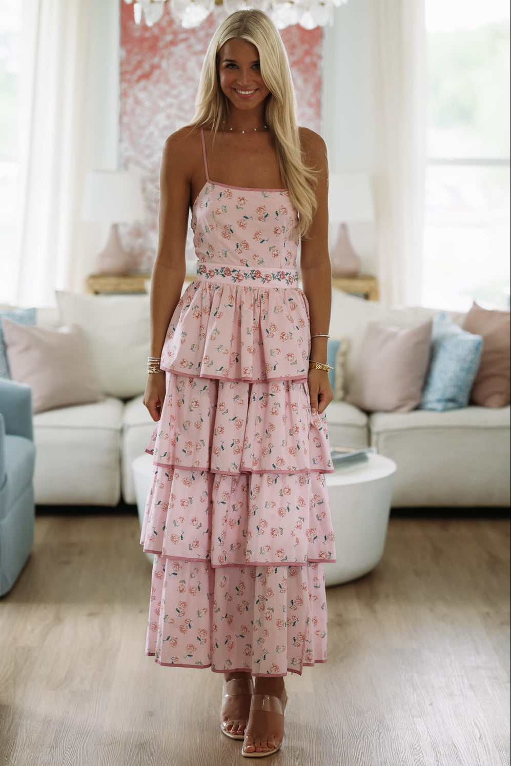 3 Wishes Maxi Dress - Pink