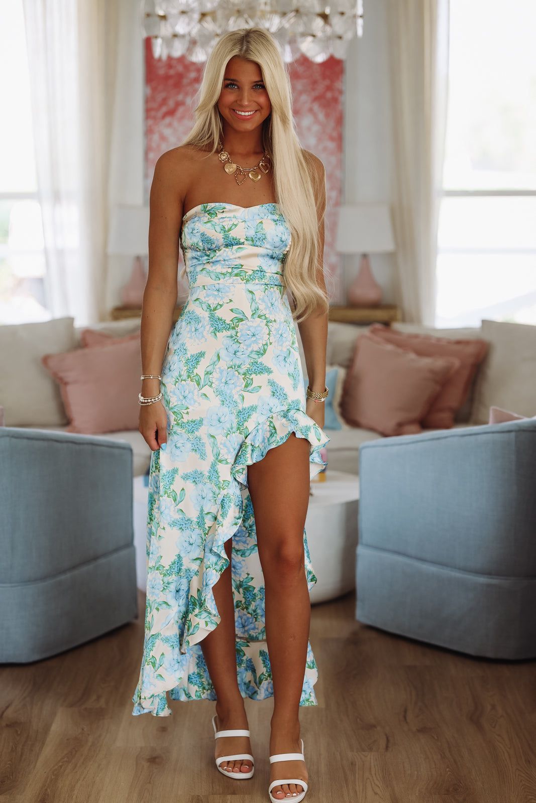 Mesmerized Maxi Dress - Blue