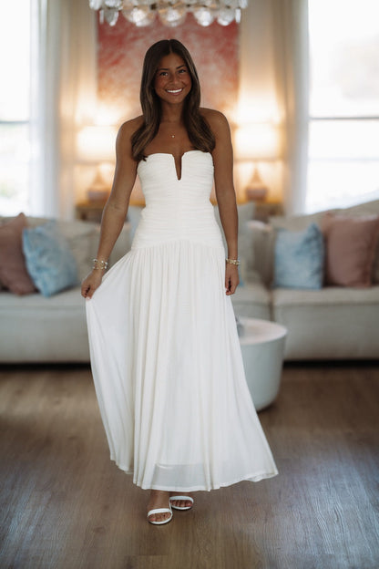 Forever Begins Maxi Dress - Ivory