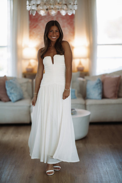 Forever Begins Maxi Dress - Ivory
