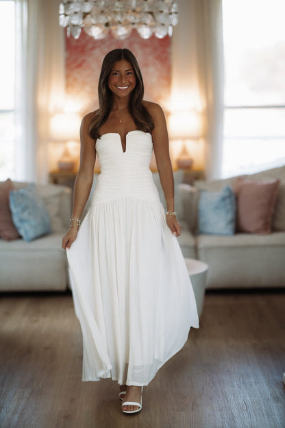 Forever Begins Maxi Dress - Ivory