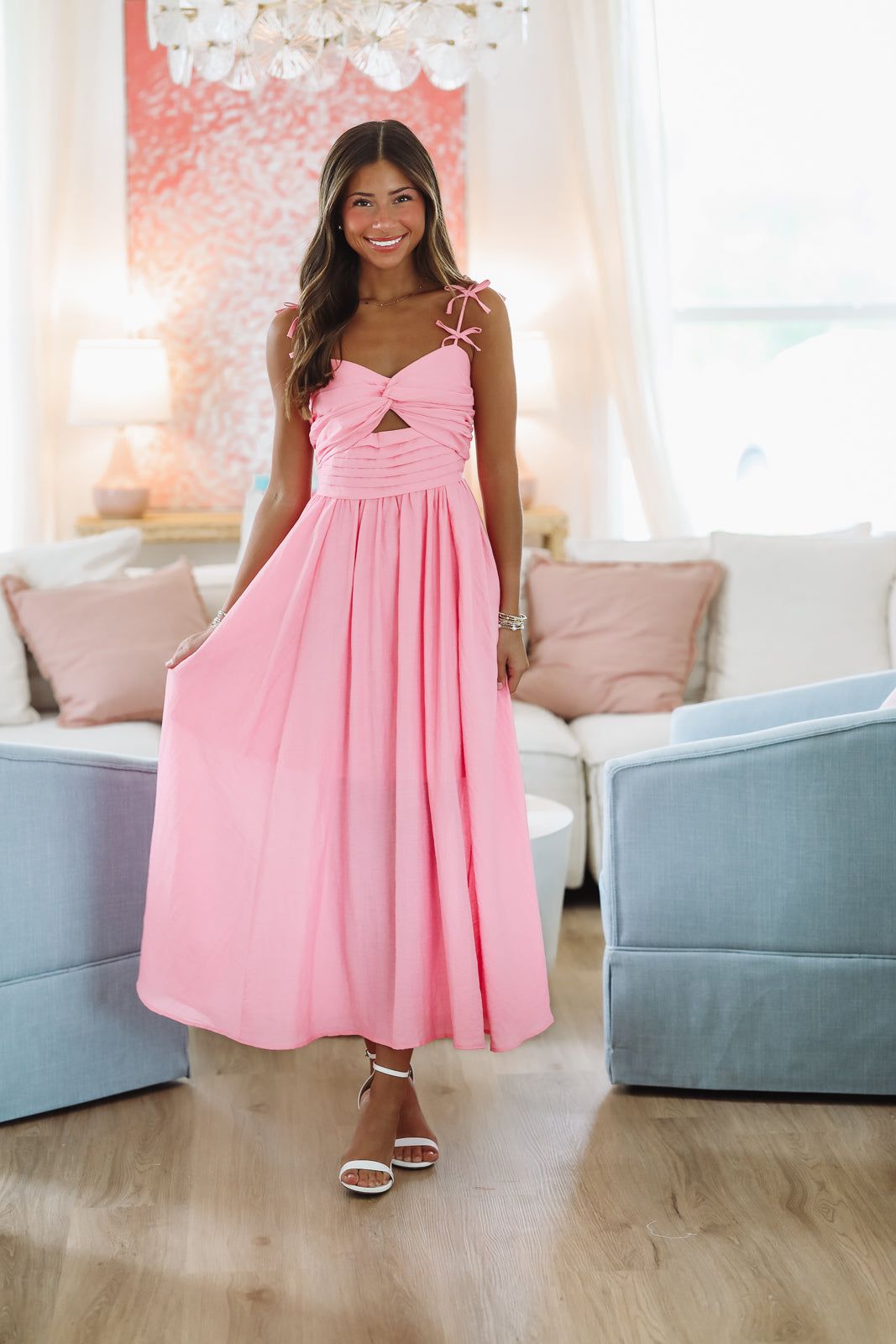 Pink Paradise Maxi Dress - Pink