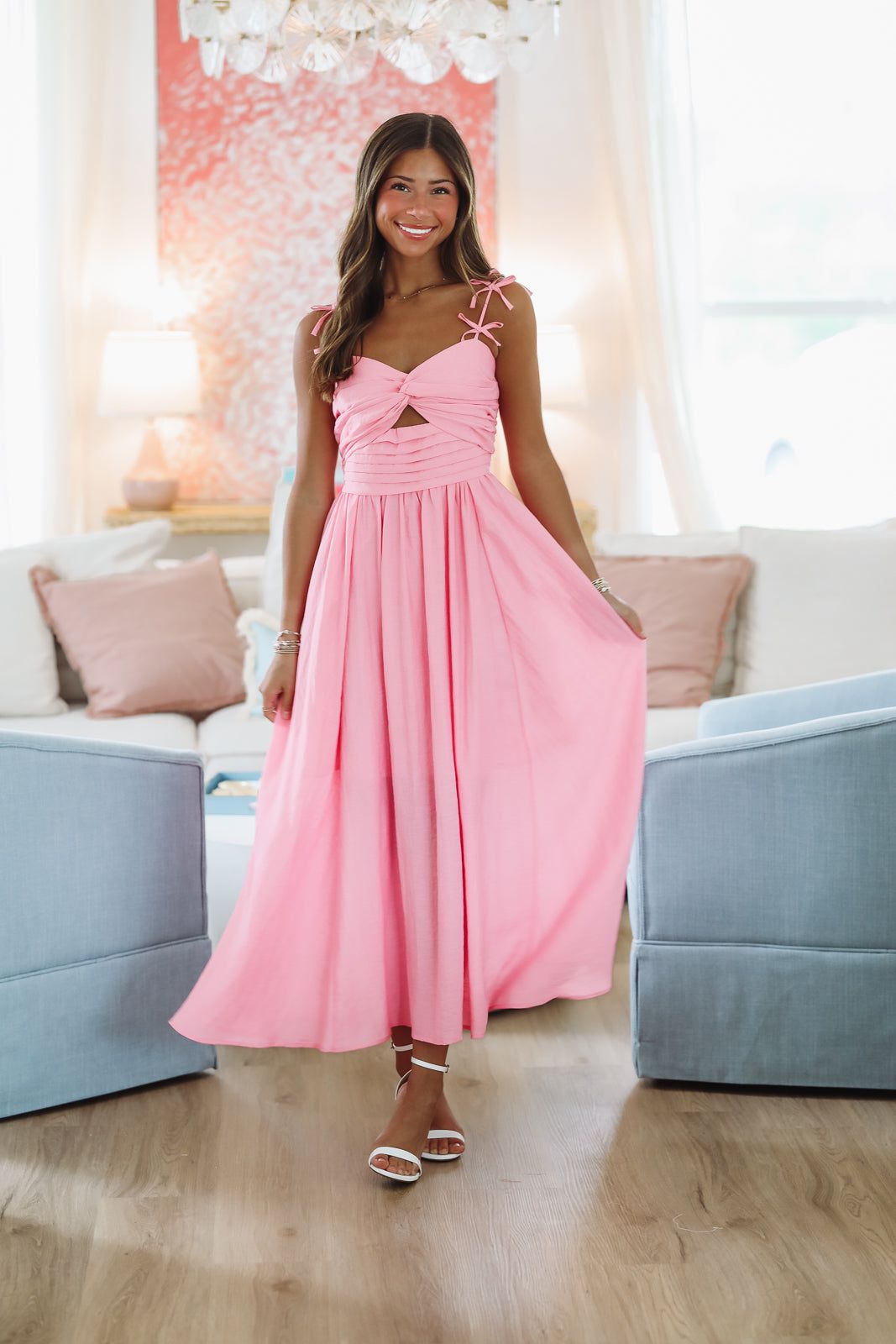 Pink Paradise Maxi Dress - Pink