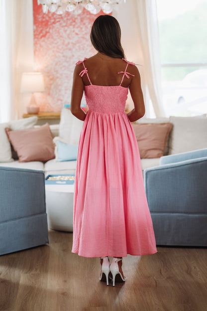 Pink Paradise Maxi Dress - Pink
