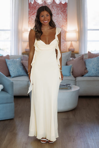 Breathless Maxi Dress - Yellow