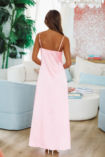 Sweet in Pink Maxi Dress - Pink