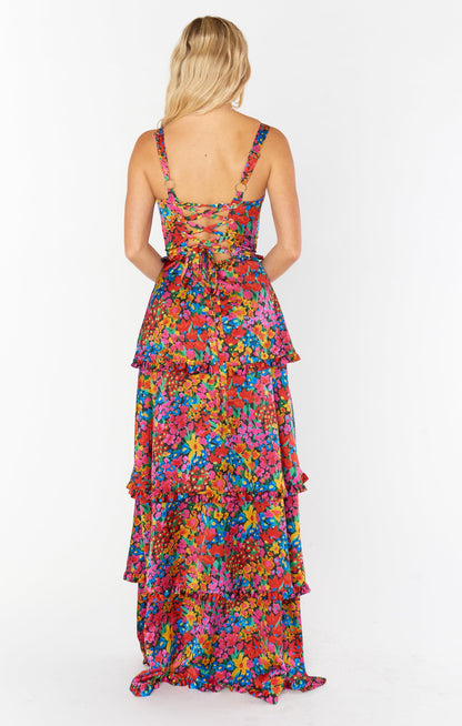 Lady Corset Dress ~ Garden Glow Luxe