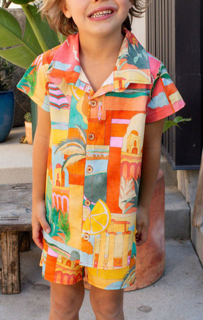 Lil Button Up Shirt ~ Postcards From Italia