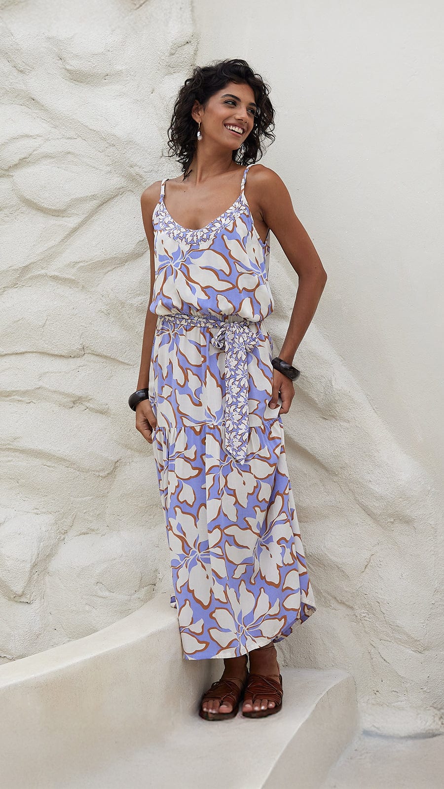 Aurelia Island Maxi Dress - Blooms Lavender
