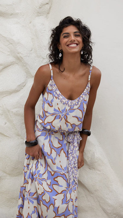 Aurelia Island Maxi Dress - Blooms Lavender