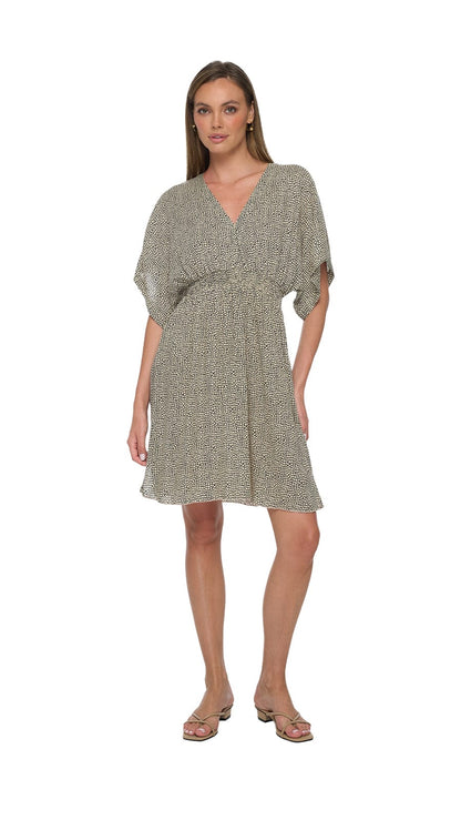 Cielo Flynn Mini Dress - Escama Black