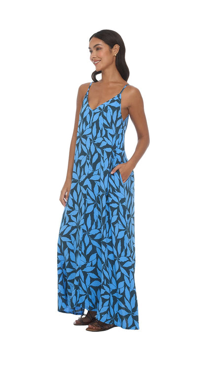 Eluna Maxi Dress - Laleen Charcoal