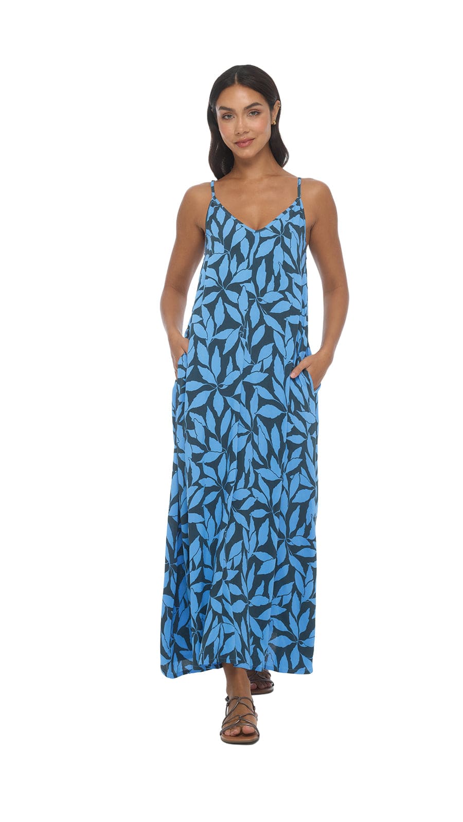 Eluna Maxi Dress - Laleen Charcoal