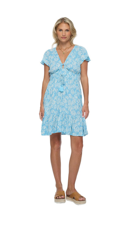 Manoa Breeze Mini Dress - Canopy Aqua