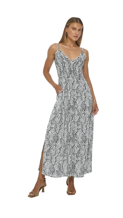 Marilys Maxi Dress - Savanae off-white