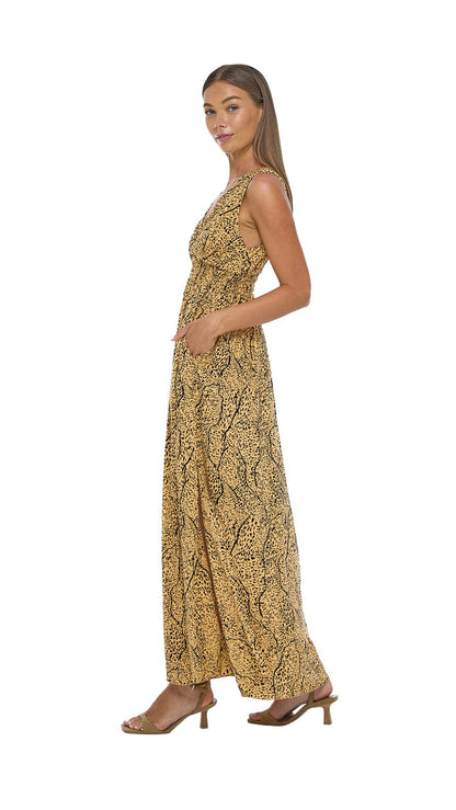 Rayna Sky Maxi Dress - Savanae Nude