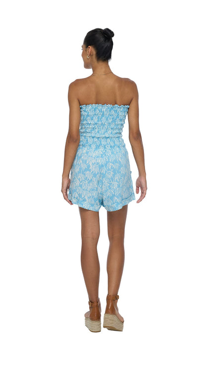 Kamea Romper - Canopy Aqua