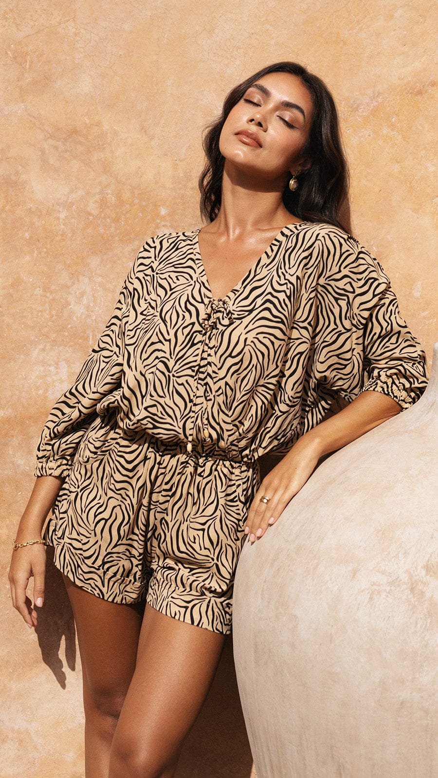 Mireya Romper - Raye Tan