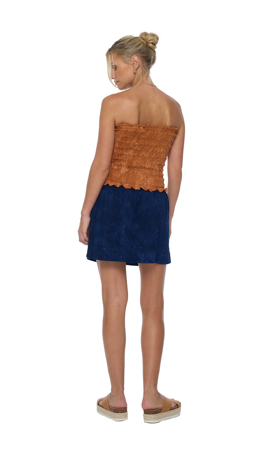 Begonia Skirt - Hazy Navy