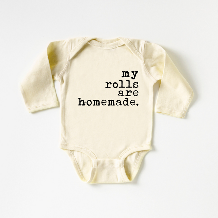 My Rolls Are Homemade / NB onesie