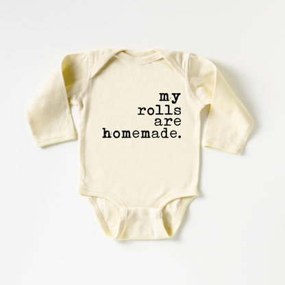 My Rolls Are Homemade / NB onesie