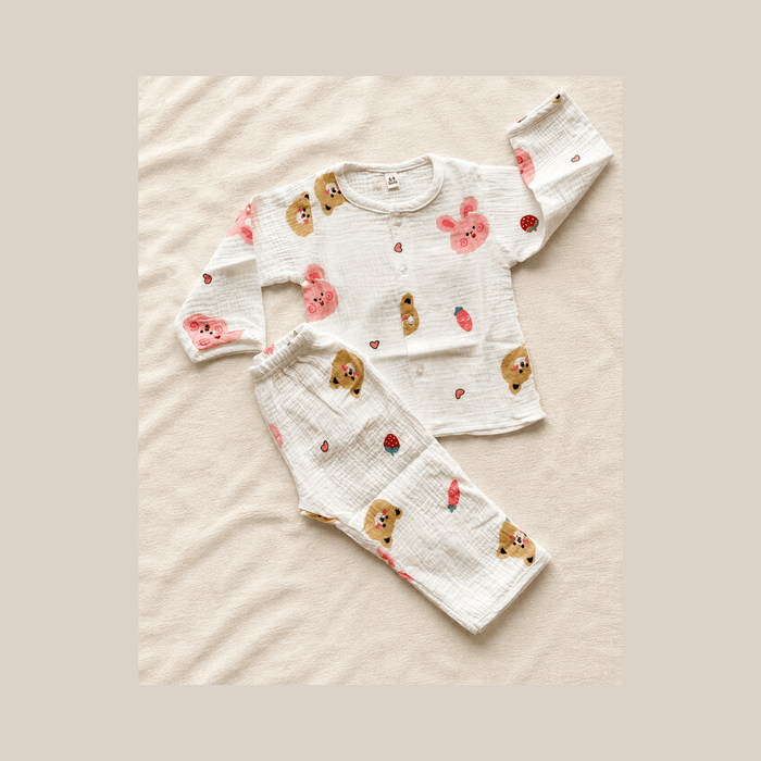 Muslin Cotton Pyjama Set