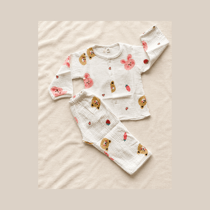 Muslin Cotton Pyjama Set