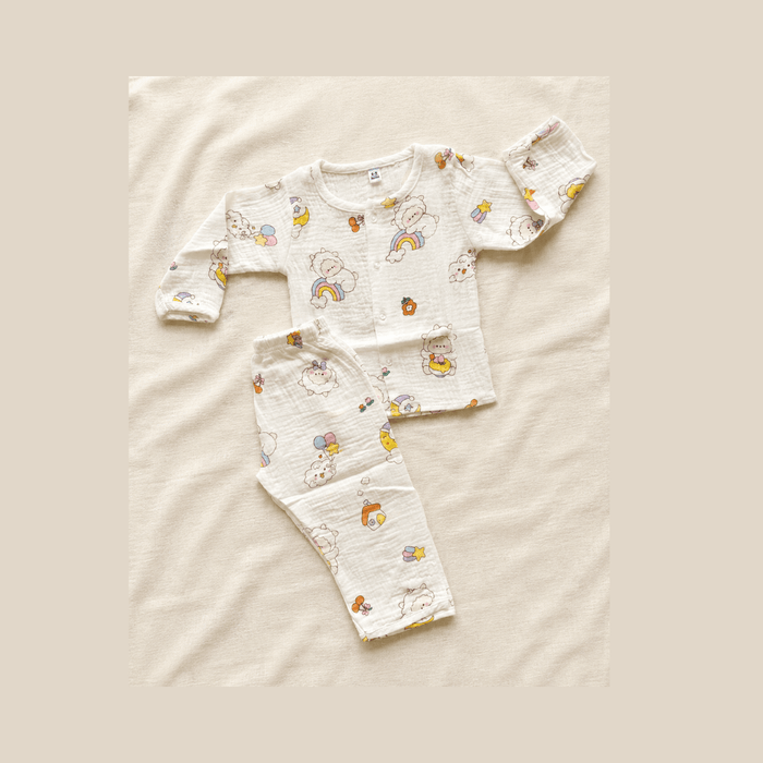 Muslin Cotton Pyjama Set