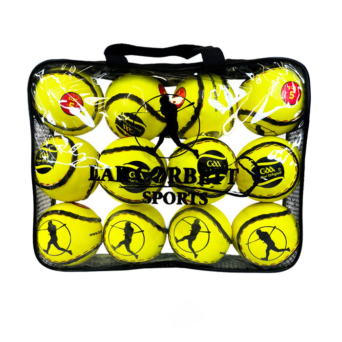 Official Size 4 GAA Sliotars | 12 Pack | Hurling Balls