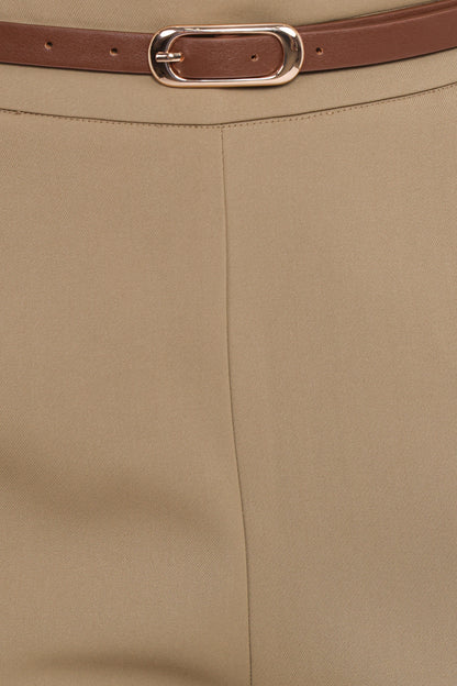 Ceres Belted Wide Leg Pant - Olive