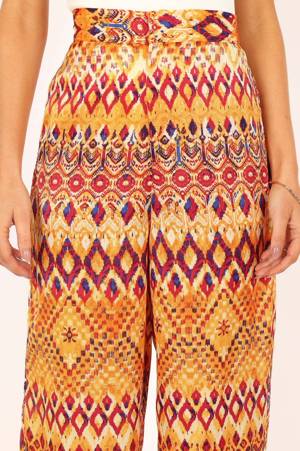 Marigold Wide Leg Pants - Tan
