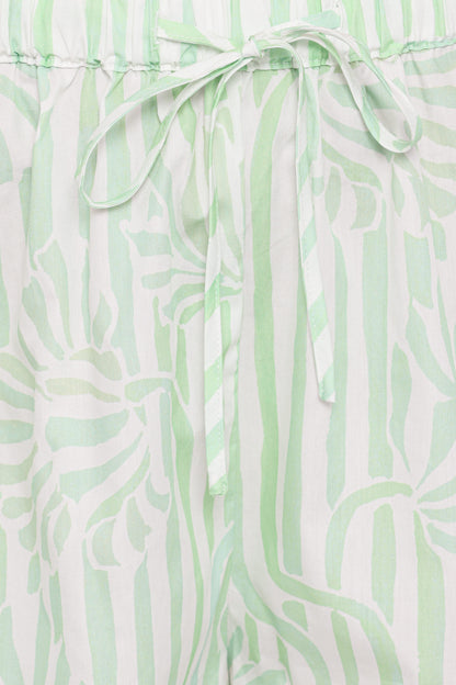 Rory Shorts - Jade Painted Stripe