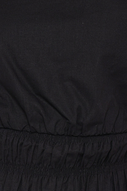 Lia Off Shoulder Top - Black