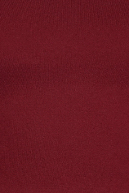 Wesson Sheer Sleeve Top - Merlot