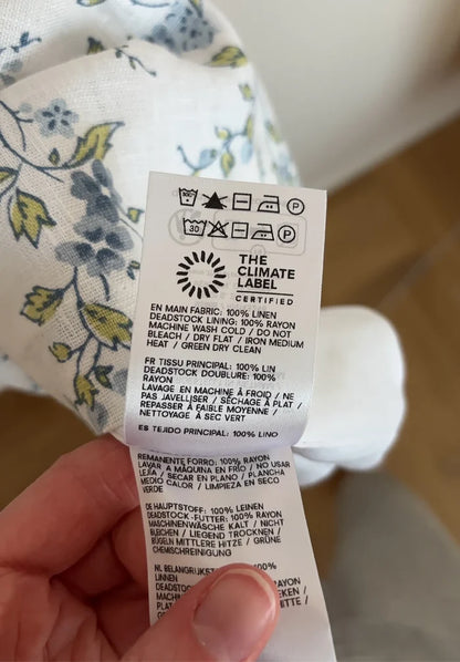 Reformation Janu Linen Mini-linneklänning NWT
