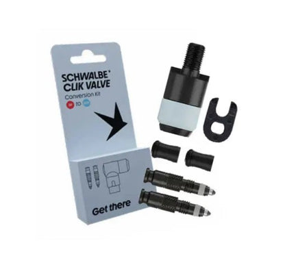 Schwalbe Clik Valve Conversion Kit SV-SCV with Pump Head Adapter