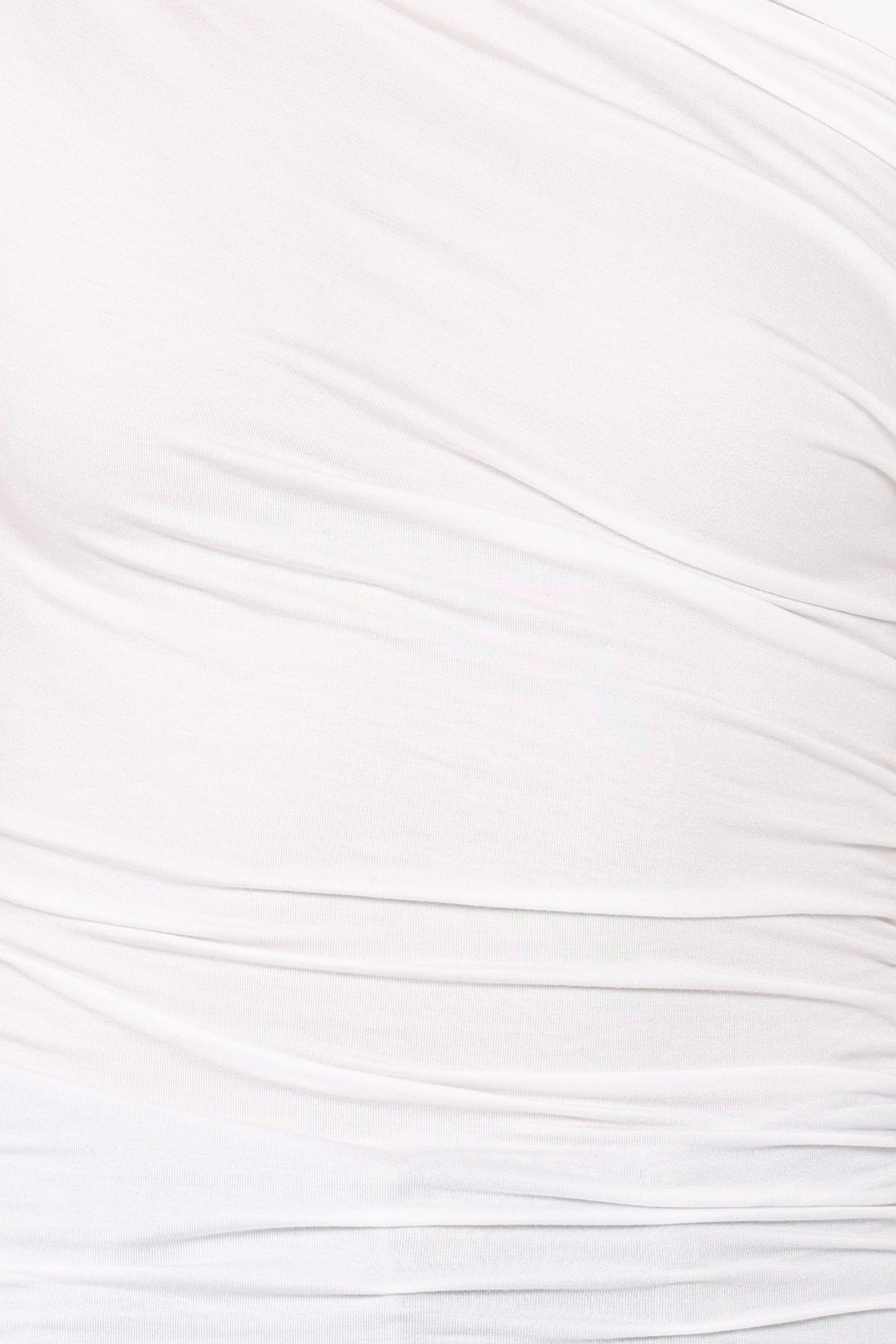 Jacki Asymmetric Top - White
