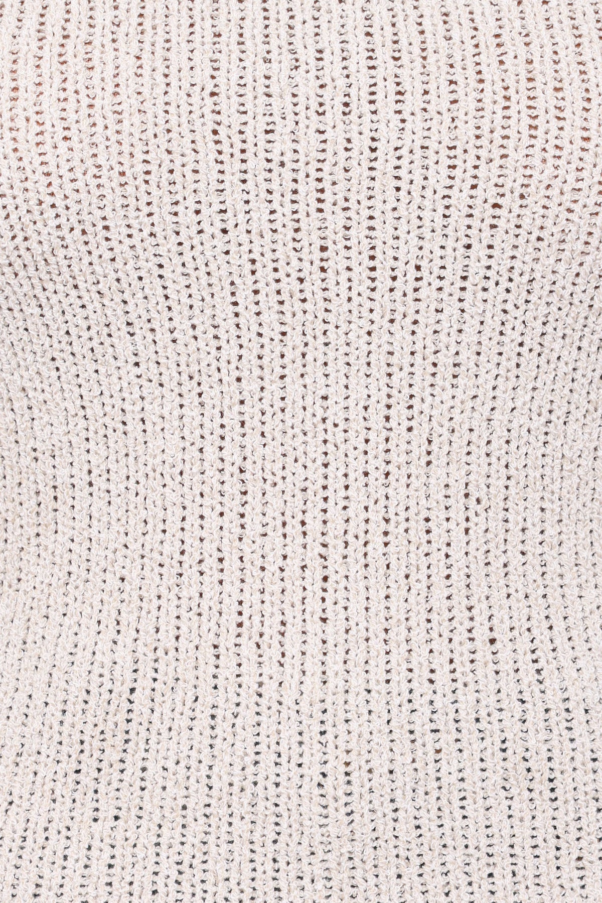 Jutta One Shoulder Knit Top - Beige