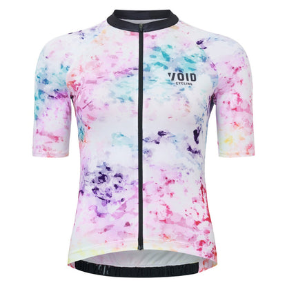 VOID ABSTRACT SHORT SLEEVES JERSEY FOR WOMEN