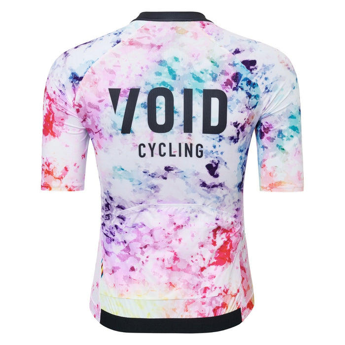 VOID ABSTRACT SHORT SLEEVES JERSEY FOR WOMEN