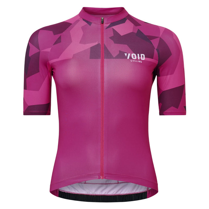 VOID ABSTRACT SHORT SLEEVES JERSEY FOR WOMEN