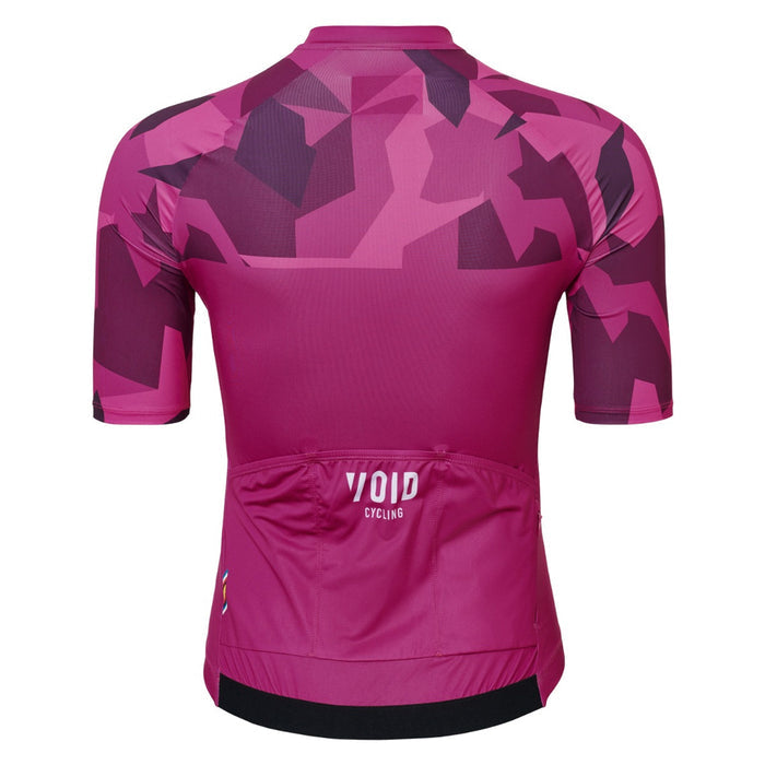 VOID ABSTRACT SHORT SLEEVES JERSEY FOR WOMEN
