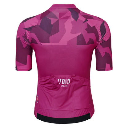 VOID ABSTRACT SHORT SLEEVES JERSEY FOR WOMEN