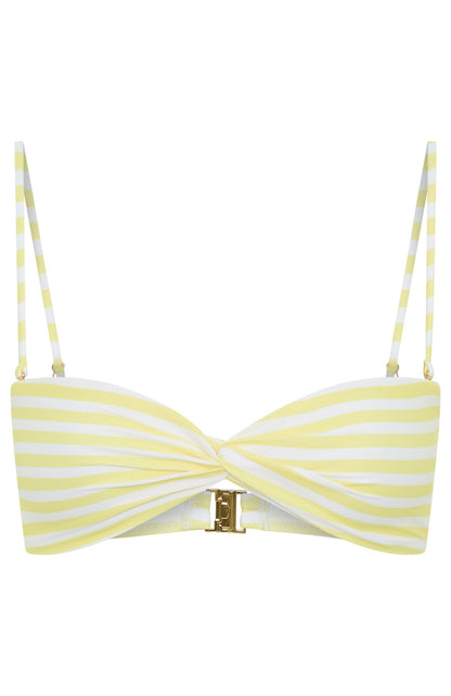 Kaya Bikini Top Lemoncello Stripe
