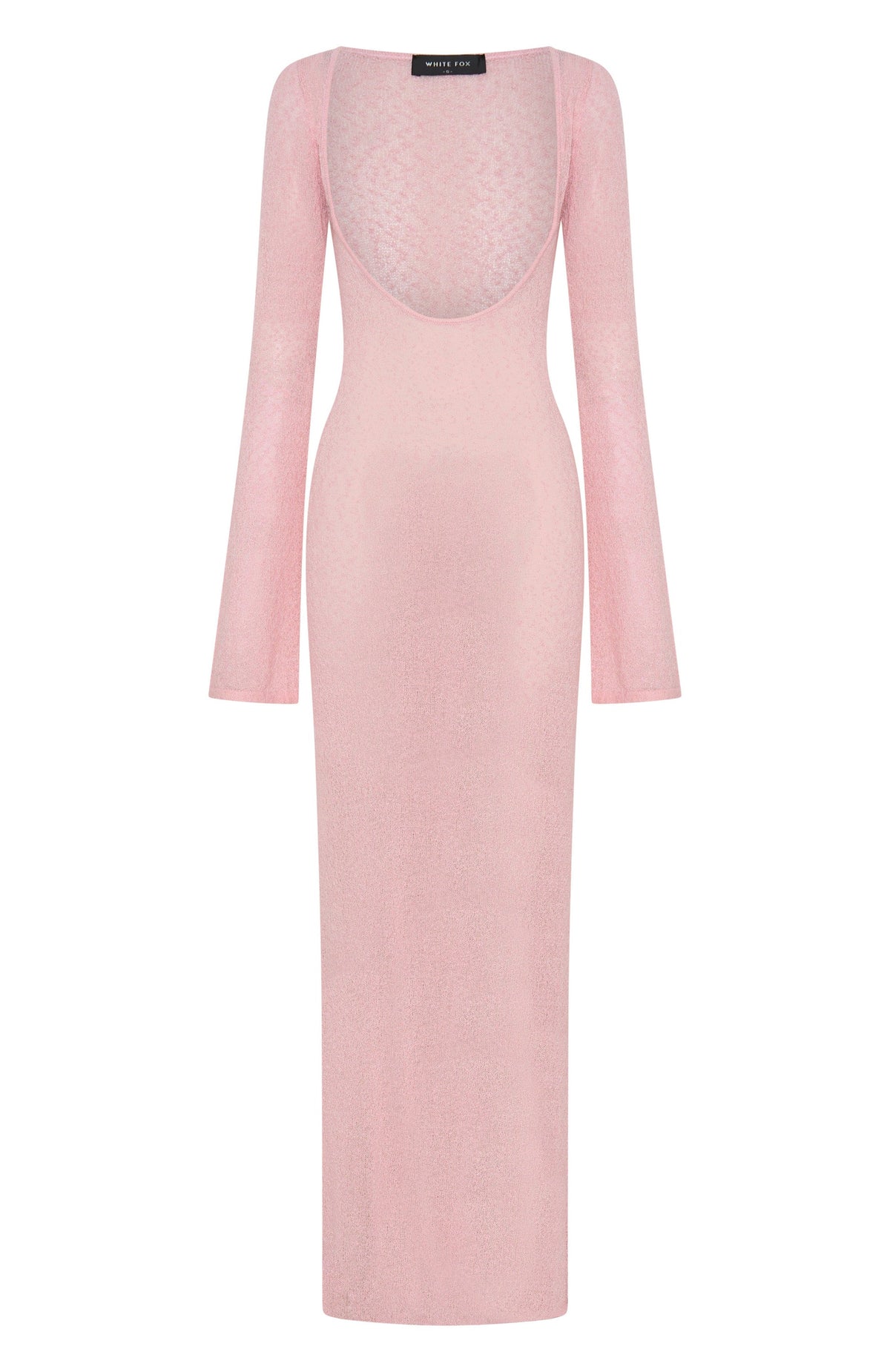 Malta Mermaids Long Sleeve Maxi Dress Blush Pink